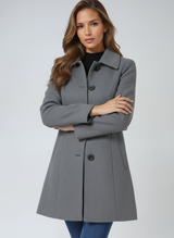Autumn Collection : Manteau D'Hiver Femme Ajusté Manches Longues in van Seroa