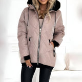 Autumn Collection : Manteau Femme Élégant Décontracté in Rose van Seroa