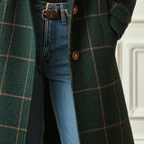 Autumn Collection : Manteau Femme à Carreaux Ajusté Autumn Collection in van Seroa