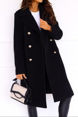 Autumn Collection : Manteau Femme Laine Double Boutonnage in van Seroa