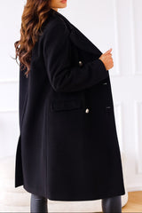 Autumn Collection : Manteau Femme Laine Double Boutonnage in van Seroa