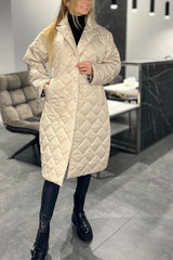 Manteaux et vestes pour femmes : Manteau Femme Hiver Automne in Beige van Seroa