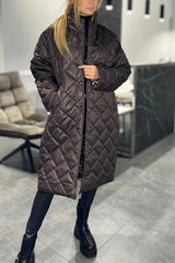 Manteaux et vestes pour femmes : Manteau Femme Hiver Automne in Marron van Seroa