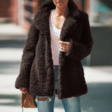Autumn Collection : Manteau Hiver Femme Chaud en Polaire Autumn Collection in Café van Seroa