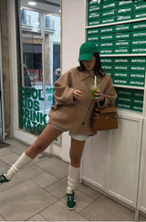 Manteaux et vestes pour femmes : Manteau Femme Hiver Kaki Décontracté Chaud avec Capuche in van Seroa