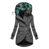 Autumn Collection : Manteau Hiver Femme Avec Capuche Polyester in Gris van Seroa