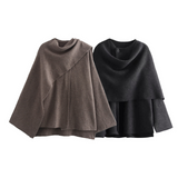 Autumn Collection : Manteau Hiver Femme Cap Autumn Collection Cape Élégante in van Seroa
