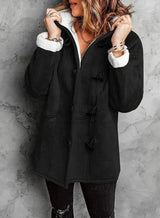 Autumn Collection : Manteau Hiver Femme Doublé Fourrure Autumn Collection in Noir van Seroa