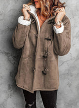 Autumn Collection : Manteau Hiver Femme Doublé Fourrure Autumn Collection in Kaki van Seroa