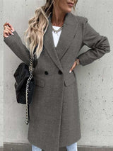 Autumn Collection : Manteau Femme Hiver Hivernale in Gris van Seroa