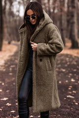 Autumn Collection : Manteau Hiver Femme Long Autumn Collection Mode Hiver in Beige van Seroa
