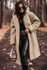 Autumn Collection : Manteau Hiver Femme Long Autumn Collection Mode Hiver in Kaki van Seroa