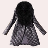 Manteaux et vestes pour femmes : Manteau Femme Hiver Long Polyvalen in Gris van Seroa