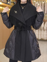 Autumn Collection : Manteau Femme Hiver Laine Blanc in van Seroa
