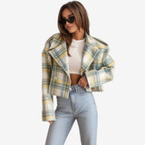 Manteaux et vestes pour femmes : Manteau Femme Hiver Automne in Jaune van Seroa