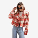 Manteaux et vestes pour femmes : Manteau Femme Hiver Automne in Rouge van Seroa