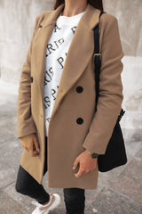 Autumn Collection : Manteau Femme Hiver Revers in van Seroa