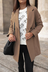 Autumn Collection : Manteau Femme Hiver Revers in van Seroa