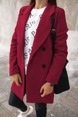Autumn Collection : Manteau Femme Hiver Revers in van Seroa