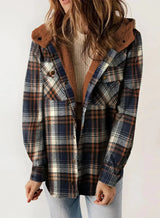 Manteaux et vestes pour femmes : Manteau Femme Hiver Imprimé in Marron van Seroa