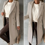 Autumn Collection : Manteau Femme Hiver Polyester in Beige van Seroa