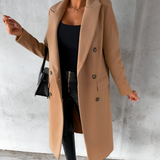 Autumn Collection : Manteau Femme Hiver Polyester in Marron van Seroa