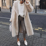 Autumn Collection : Manteau Long pour Femme Autumn Collection Popular in Blanc van Seroa