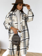 Manteaux et vestes pour femmes : Manteau Femme Hiver Long Élegant in Kaki van Seroa