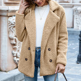 Autumn Collection : Manteau Femme Hiver Long Peluche in Bruit van Seroa