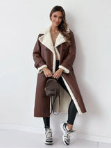 Autumn Collection : Manteau Femme Hiver Long Mode in van Seroa