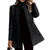 Autumn Collection : Manteau Long Femme Hiver Viscose Autumn Collection in Noir van Seroa