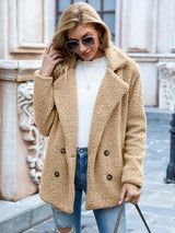 Autumn Collection : Manteau Femme Hiver Long Peluche in van Seroa