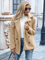 Autumn Collection : Manteau Femme Hiver Long Peluche in van Seroa