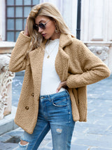 Autumn Collection : Manteau Femme Hiver Long Peluche in van Seroa