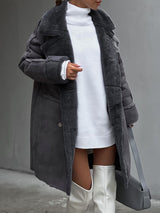 Manteaux et vestes pour femmes : Manteau Femme Hiver Polaire in Gris van Seroa