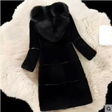 Autumn Collection : Manteau Femme Hiver Noir in Noir van Seroa