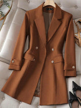 Autumn Collection : Manteau Femme Hiver in Marron van Seroa