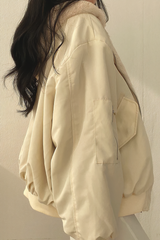 Autumn Collection : Manteau Femme Hiver Cachemire in Beige van Seroa