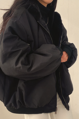 Autumn Collection : Manteau Femme Hiver Cachemire in Noir van Seroa