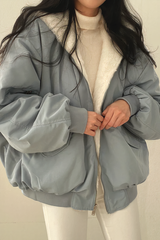 Autumn Collection : Manteau Femme Hiver Cachemire in Gris van Seroa