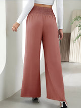 skirts : Pantalon Fluide Femme Large Taille Haute in van Seroa