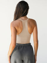 top blouses : Débardeur Femme Côtelé Coutures Soutien-gorge in van Seroa
