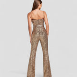 dresses : Combinaison de Soirée à Paillettes avec Ceinture Femme in van Seroa