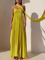 Maxi Dress : Robe Femme Élégante et Simple à Manches Courtes pour Soirée ou Quotidien in van Seroa