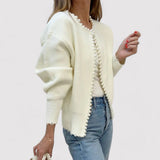 other : Cardigan Élégant en Maille Orné de Perles Femme in van Seroa