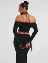 dresses : Ensemble Femme Maxi Élastique Épaules in van Seroa