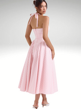 dresses : Robe Femme Midi Halterneck A-fluid in van Seroa