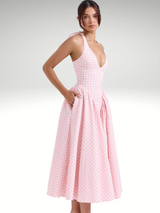 dresses : Robe Femme Midi Halterneck A-fluid in van Seroa