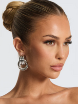 other : Boucles d'oreilles pendantes Femme or en acier titan in Argent van Seroa
