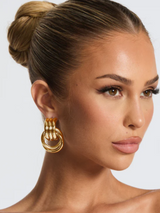 other : Boucles d'oreilles pendantes Femme or en acier titan in van Seroa